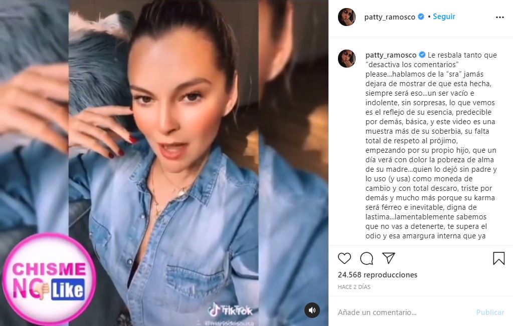Hermana de Julián Gil arremete contra Marjorie de Sousa por TikTok