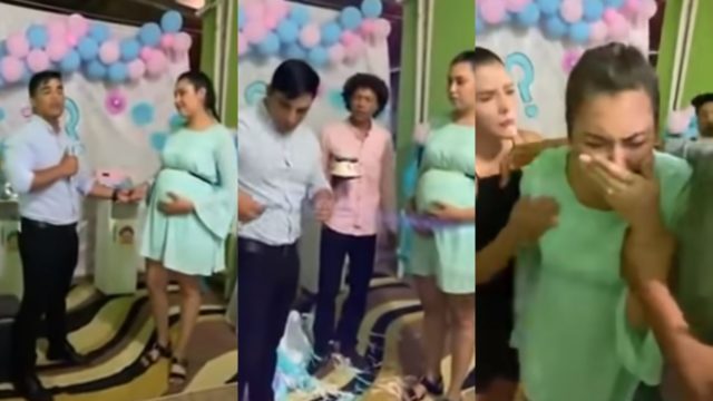 Hombre revela que es estÃ©ril durante baby shower y exhibe video de su pareja siendo infiel