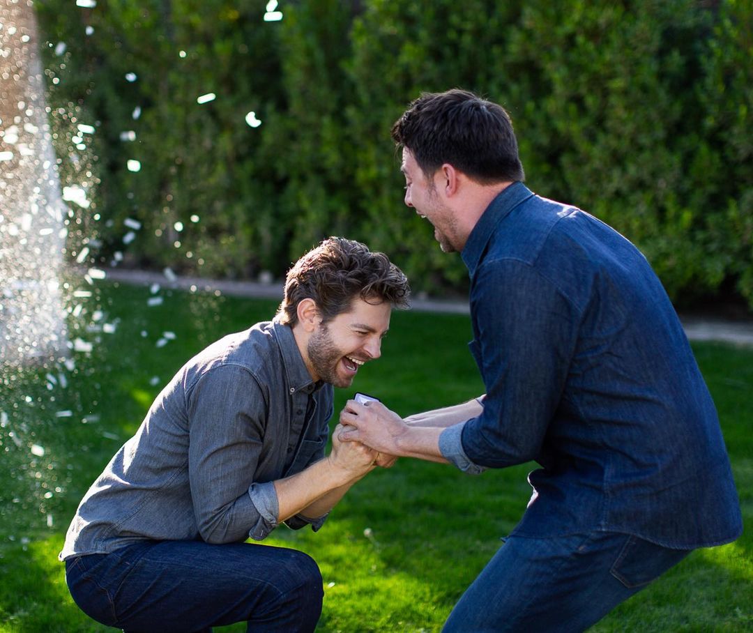 Jonathan Bennet y su novio