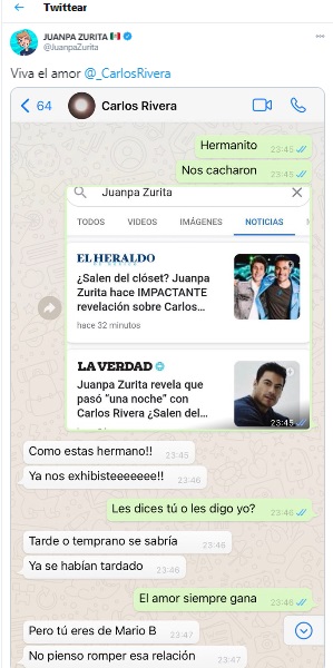 Conversación entre Juanpa Zurita y Carlos Rivera