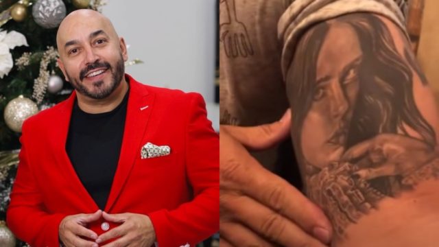 Lupillo Rivera y su tatuaje de Belinda