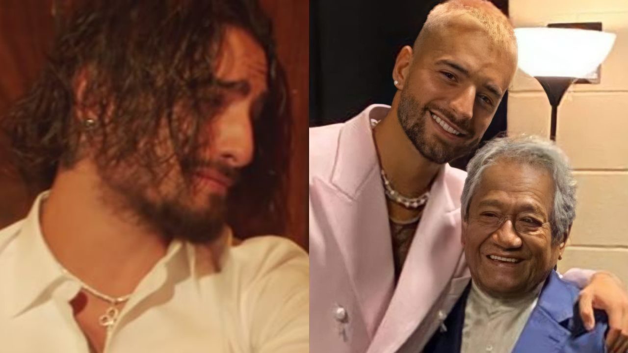 Maluma rompe en llanto tras enterarse de la muerte de Armando Manzanero