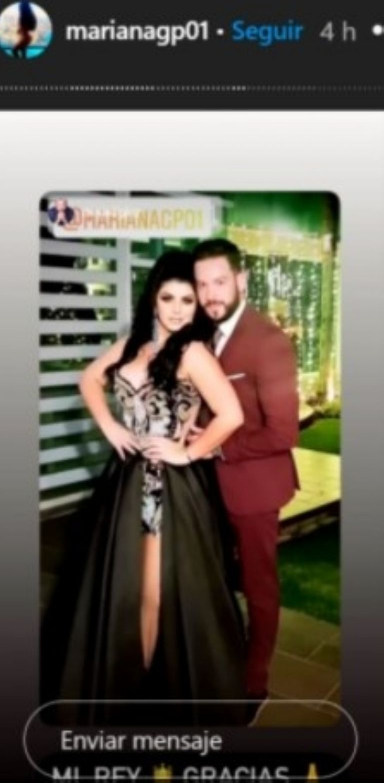 Mariana Gonzalez y su amigo