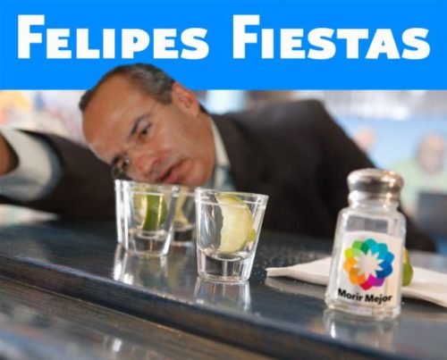 Meme felipe calderón borracho