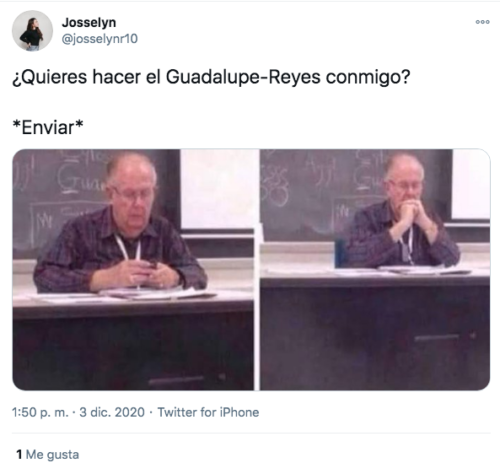 Meme mensaje enviar