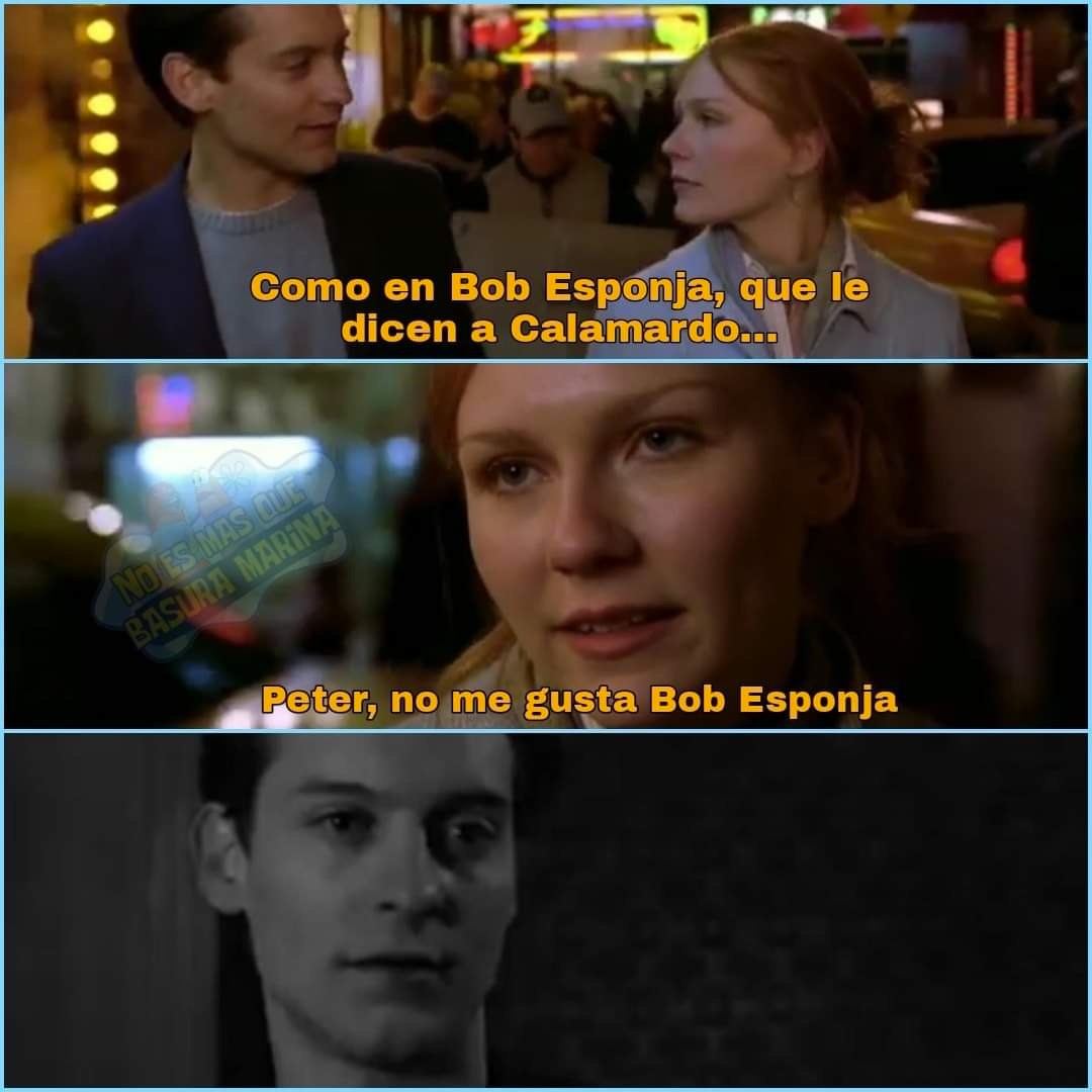 Meme Peter no me gusta Bob Esponja de Peter me voy a casar
