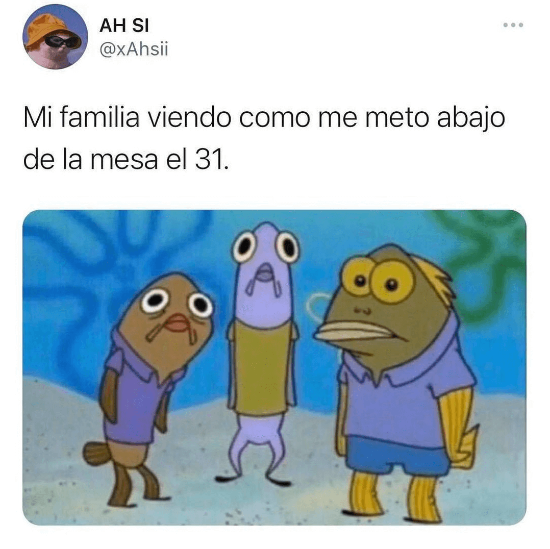 Meme de ritual de año nuevo