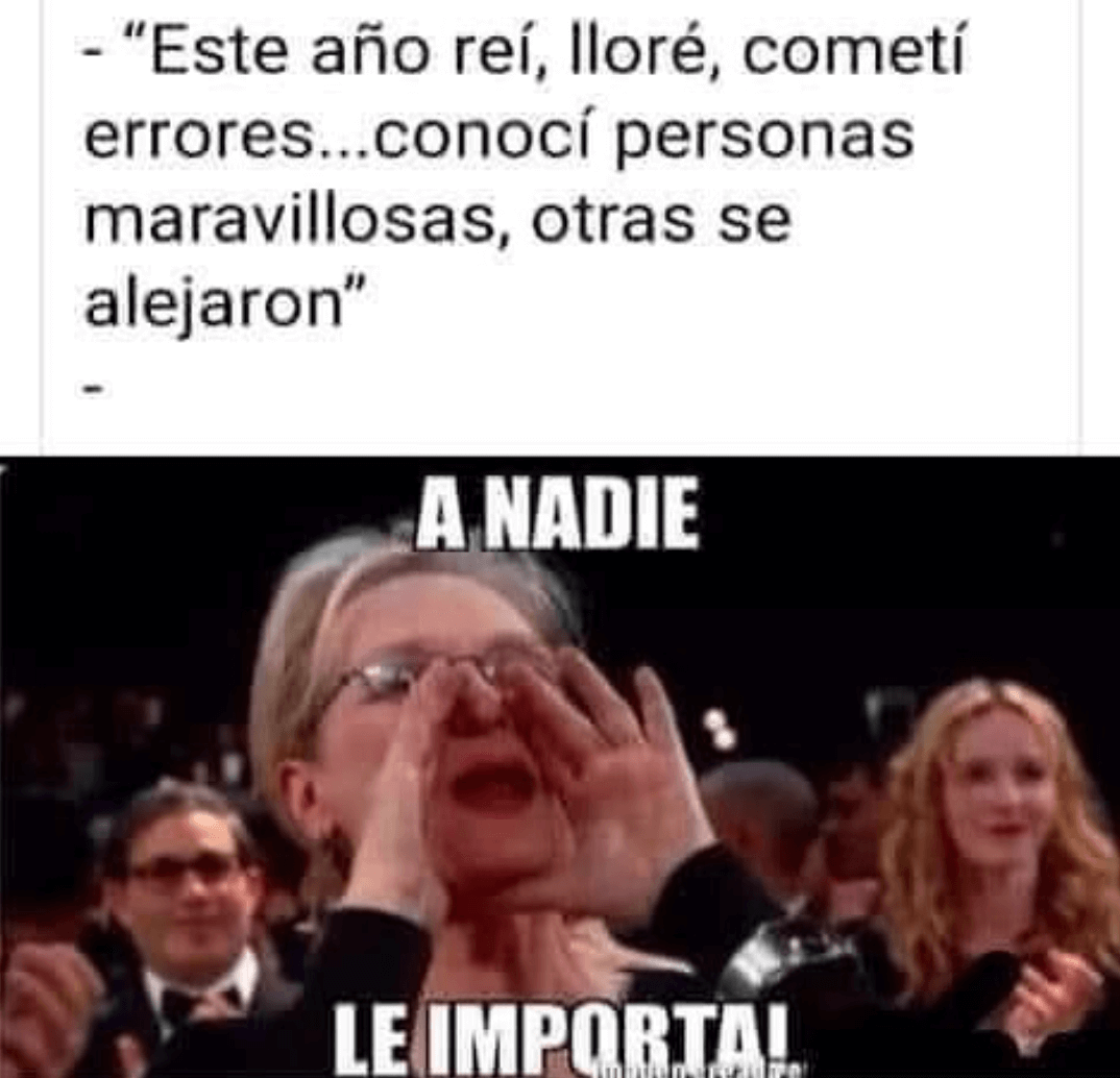 Meme de propositos de año nuevo