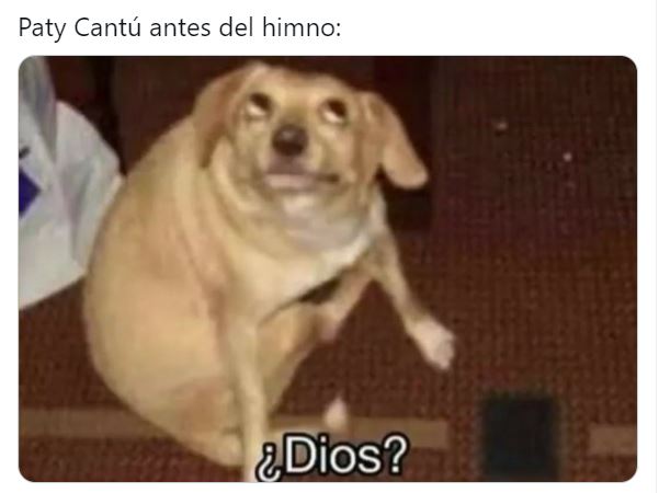 Memes de Paty Cantú cantando el Himno Nacional Mexicano