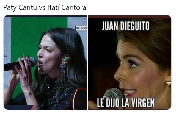 Memes de Paty Cantú cantando el Himno Nacional Mexicano