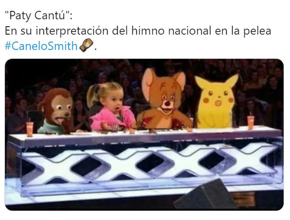 Memes: Paty Cantú cantando el himno nacional 