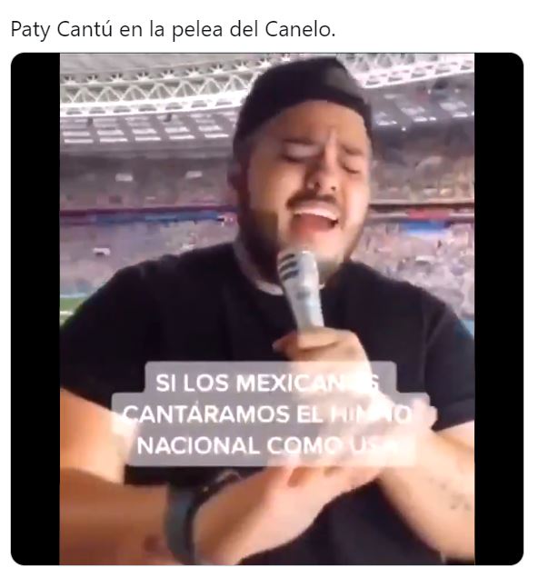 Memes: Paty Cantú cantando el himno nacional 