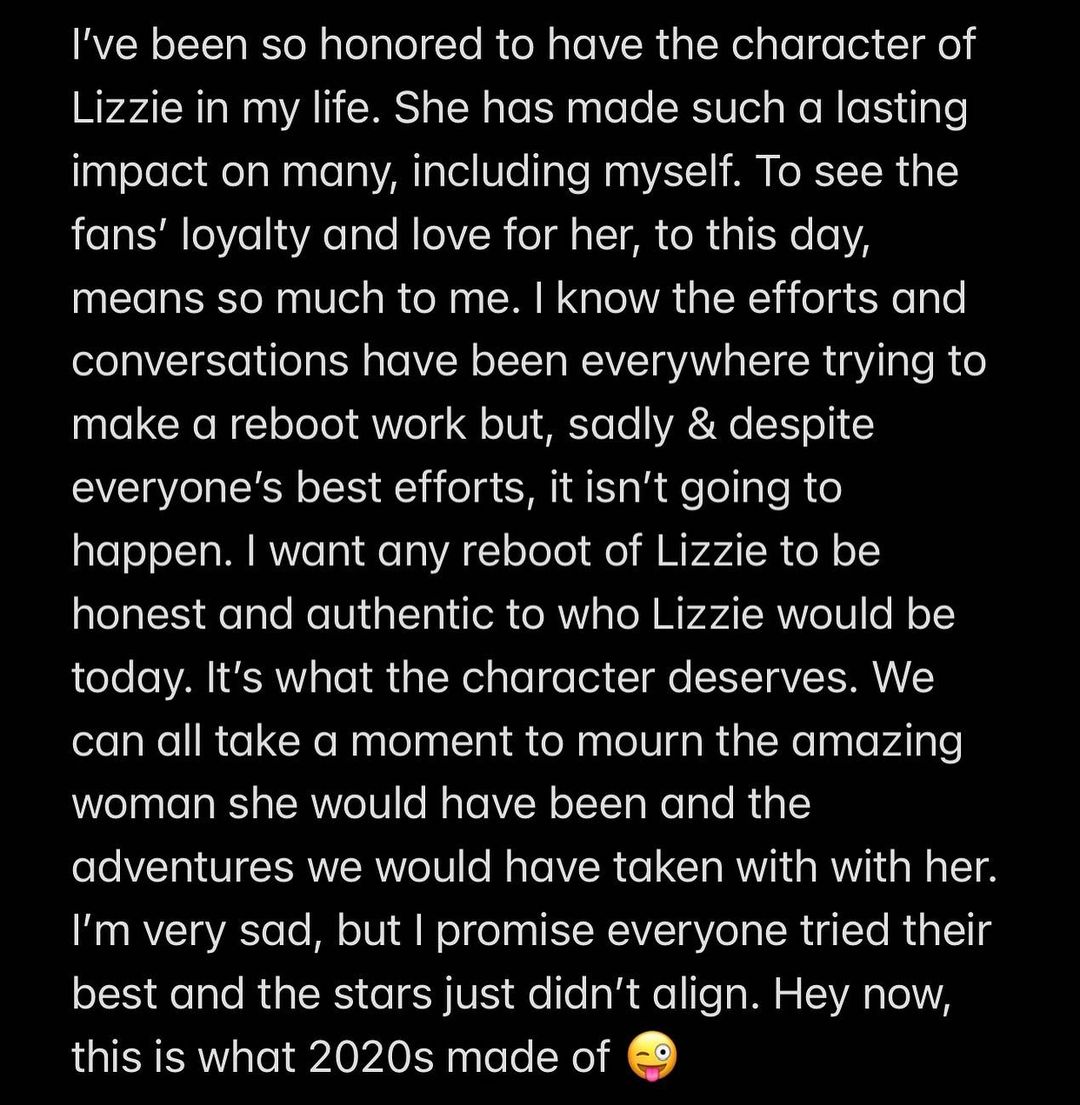 Mensaje de Hilary Duff tras cancelación de Lizzie McGuire