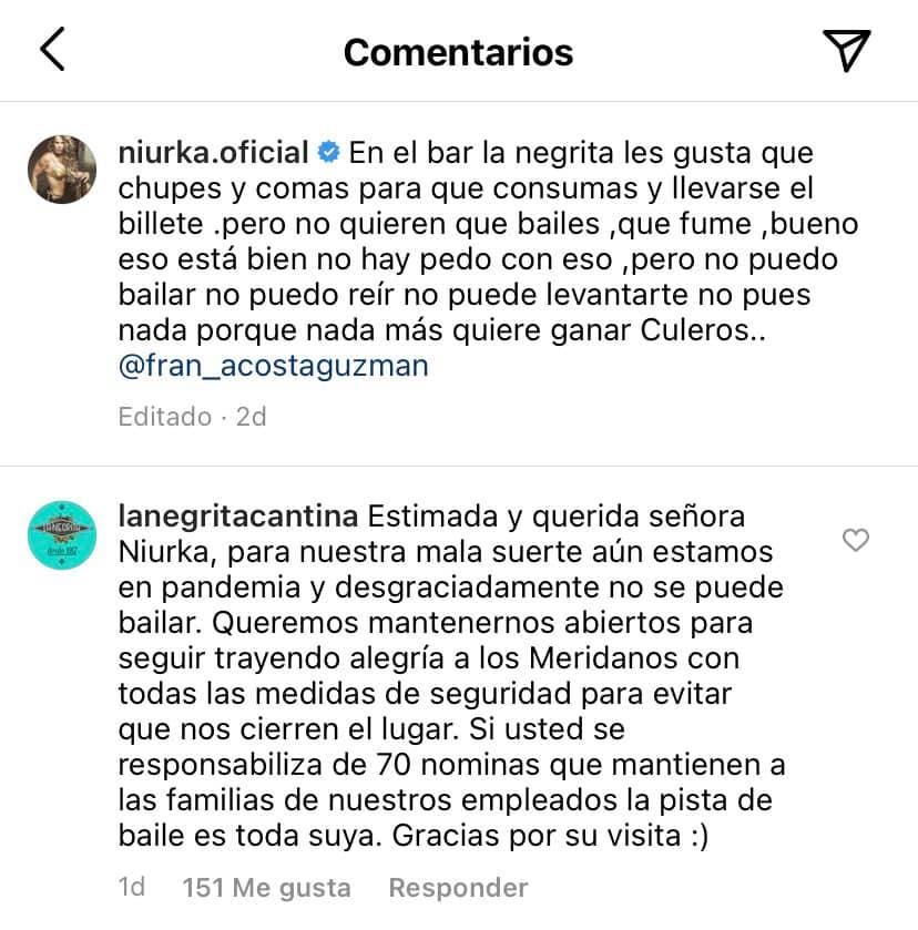 Niurka protagoniza pelea en cantina