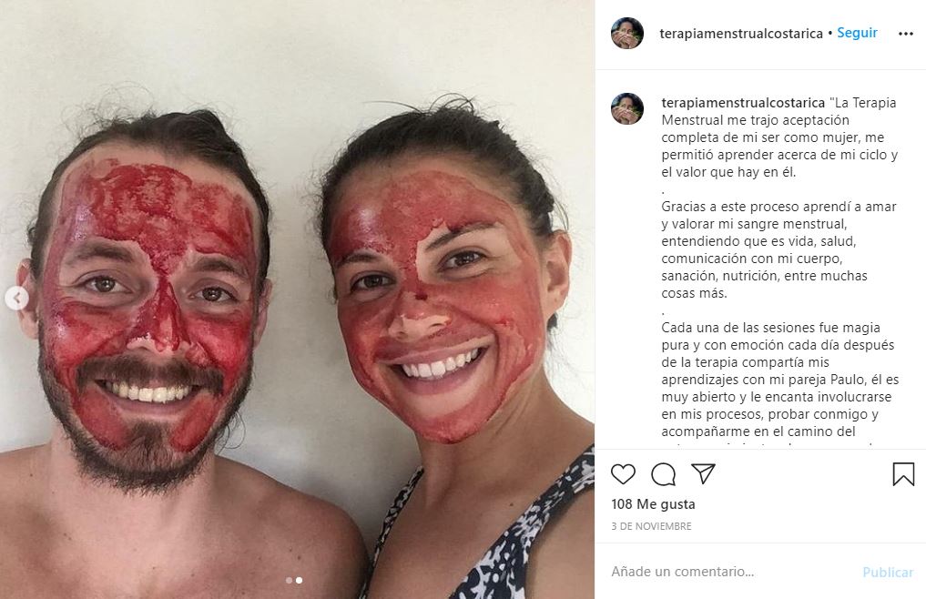Pareja causa controversia tras usar mascarilla de menstruaciÃ³n