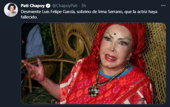 Pati Chapoy tweet