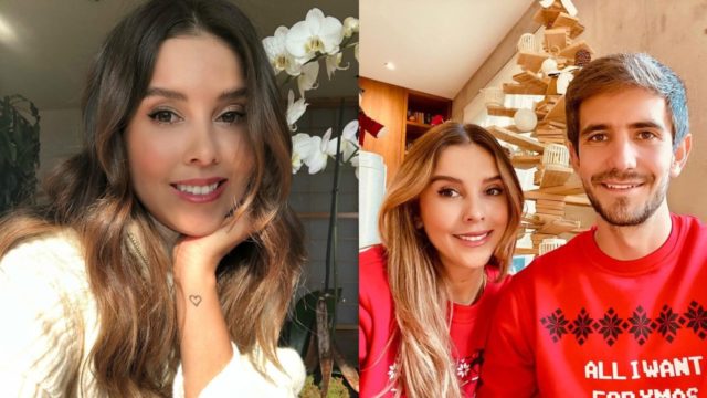 Paulina Goto y su novio Rodrigo Sava