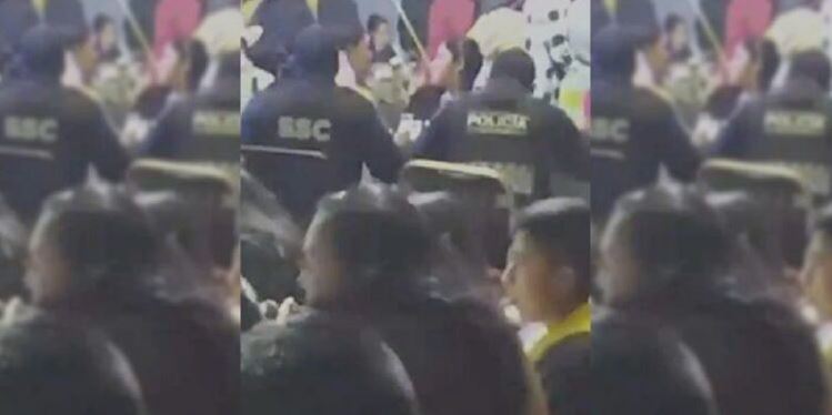Denuncian fiesta de 200 invitados y policías se quedaron a comer