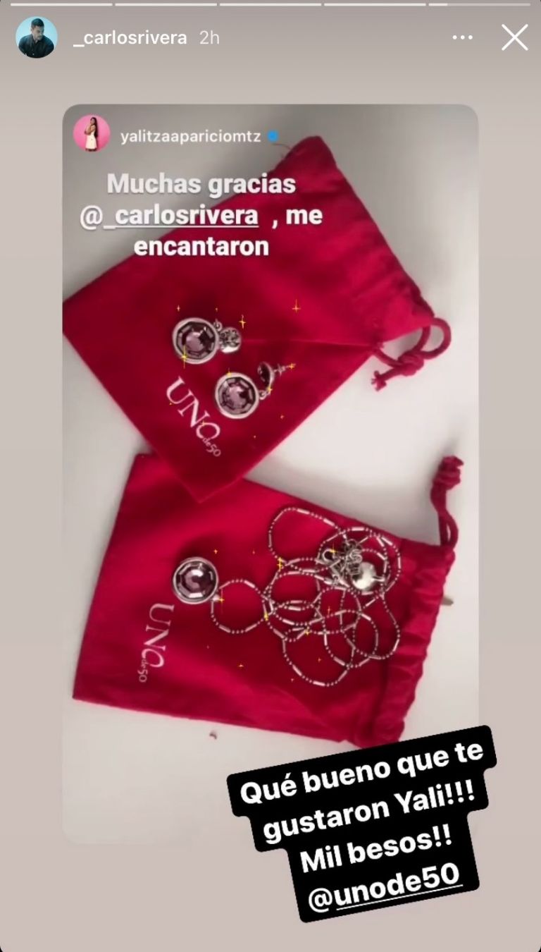 Regalo de Carlos Rivera a Yalitza Aparicio