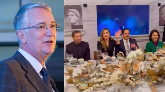 Ricardo Salinas Pliego hace fiesta de TV Azteca