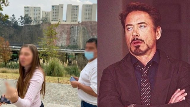 Lady Cubrebocas meme tony stark