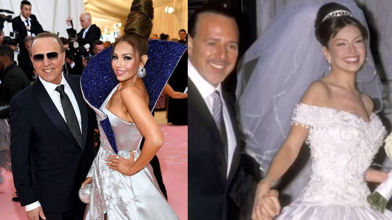 Thalía y Tommy Mottola boda