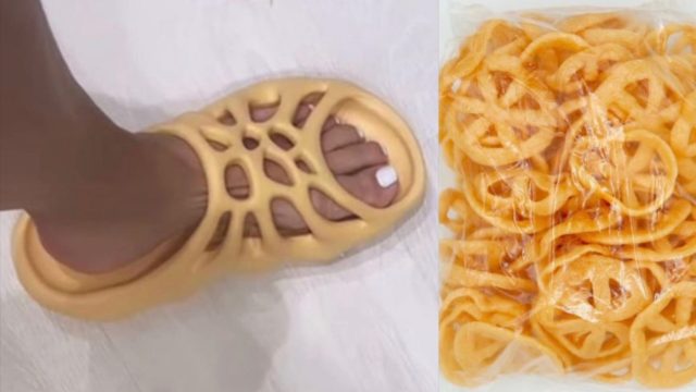 Las nuevas chanclas de Kanye West que parecen chicharrones de ruedita.
