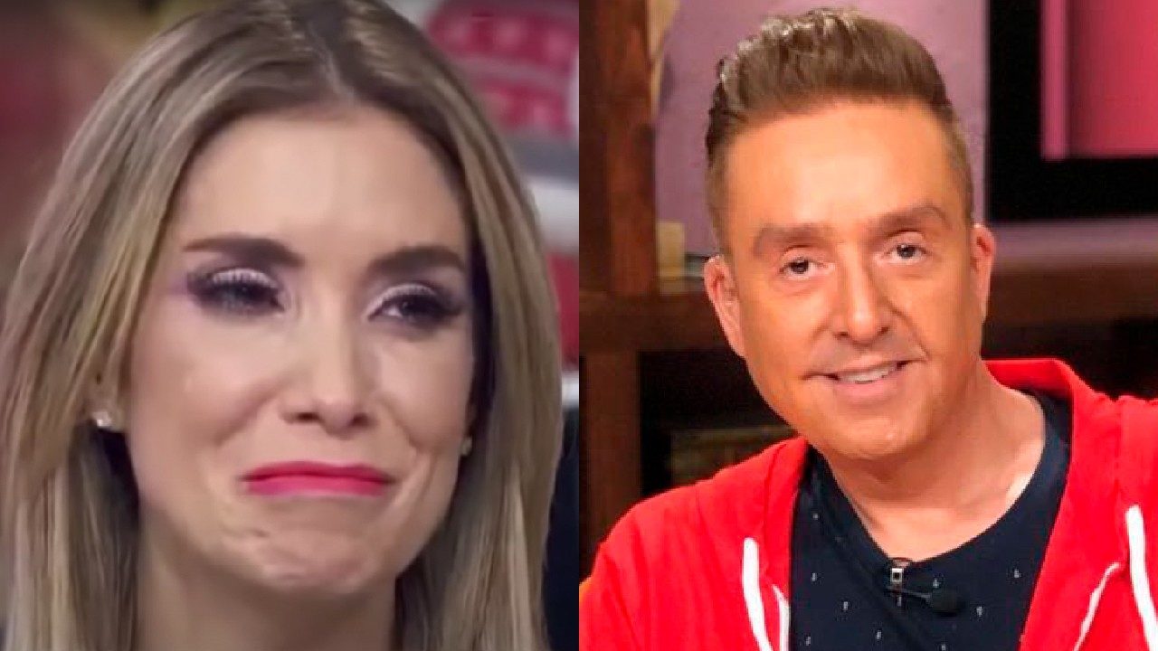 Andrea Escalona llora por Daniel Bisogno