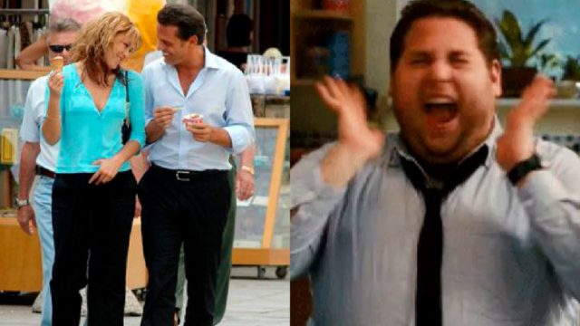 Luis Miguel y Aracely arámbula y un meme emocionado