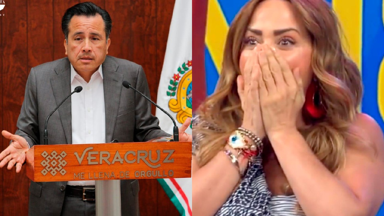 Gobernador de Veracurz hace el oso con la covid y andrea legarreta queda sorprendida