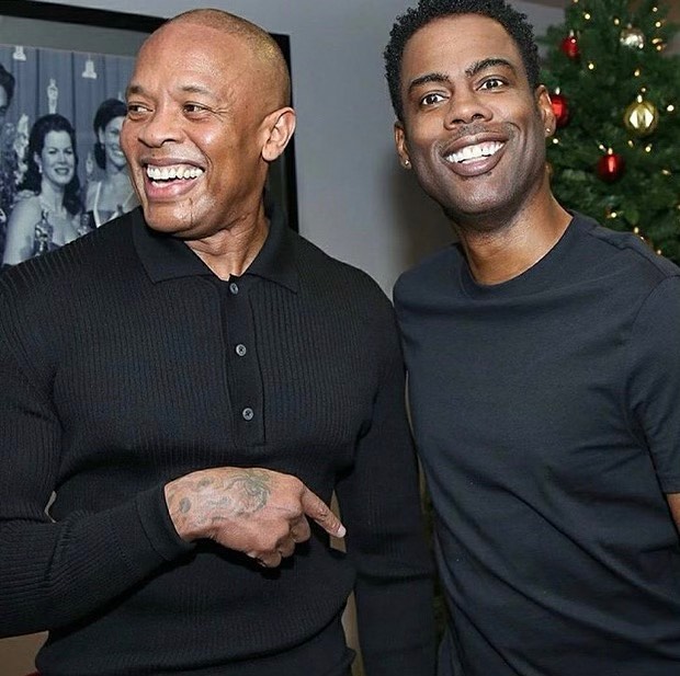 Dr Dre con Chris Rock en instagram