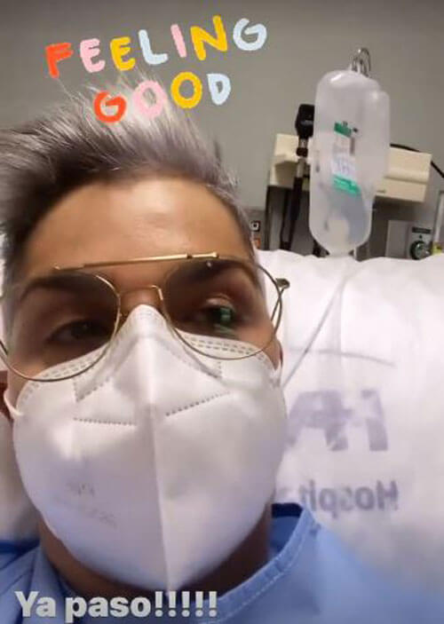 Foto Federica Quijano internada en hospital
