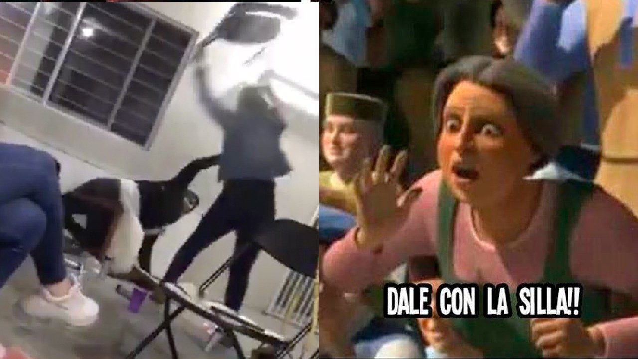 Influencers La Ñoña y La Kondesa protagonizan pelea en fiesta con sillas