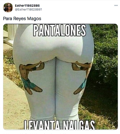 Meme de pantalones que levantan nalga