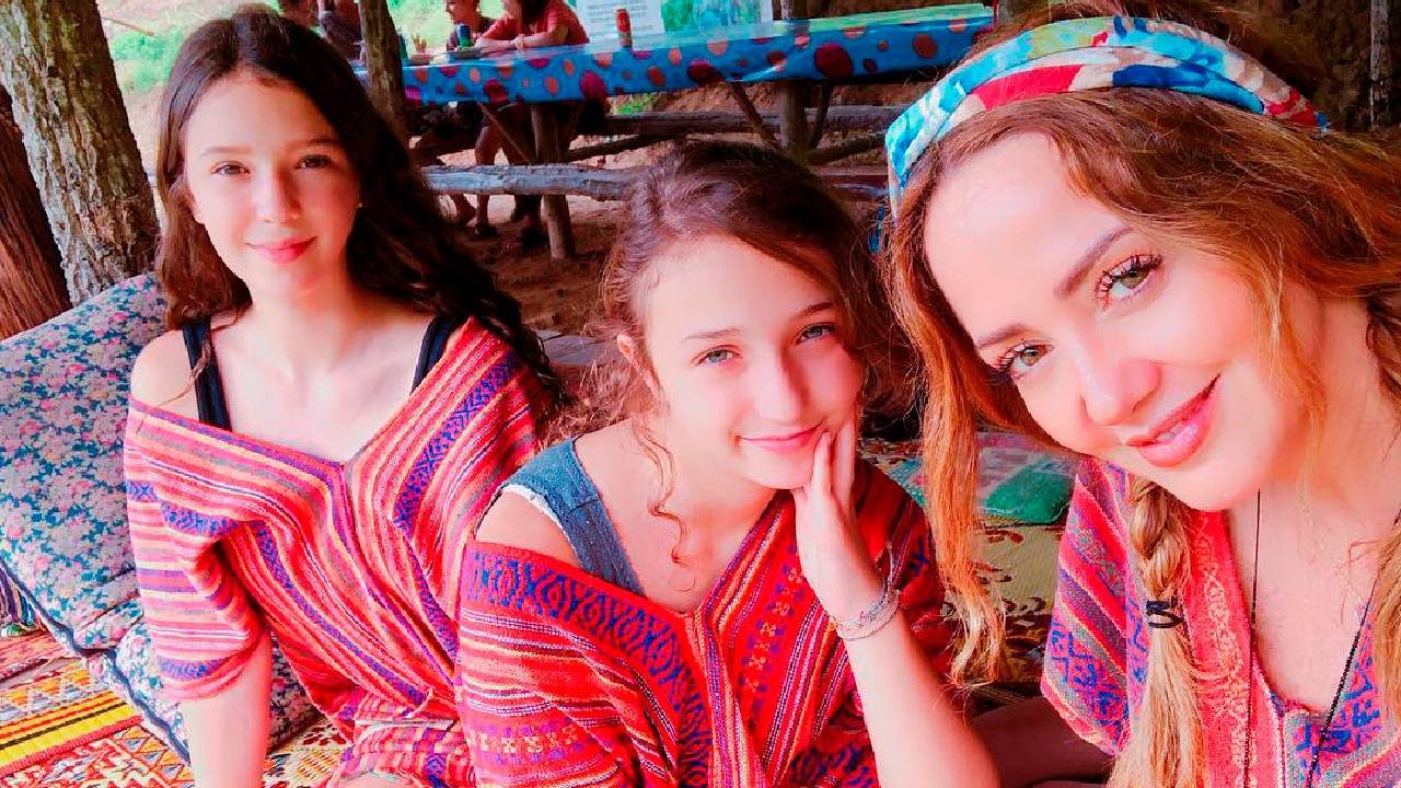 Nina, hija de Andrea Legarreta en su cumplaeños