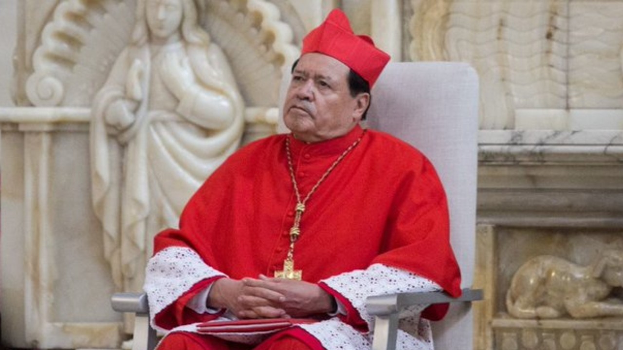 Norberto Rivera triste porque no tiene para los gastos del covid