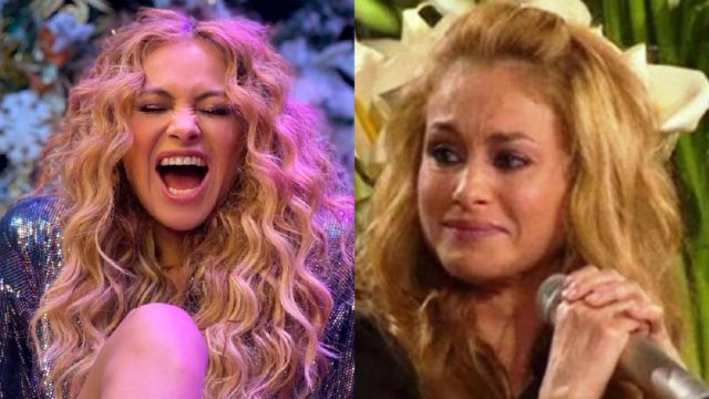 Paulina Rubio llorando por estar en quiebra