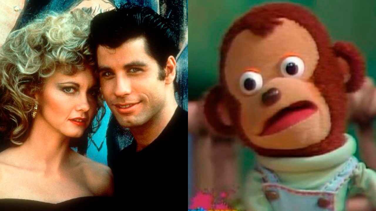 Película vaselina es racista y el mono queda sorprendido