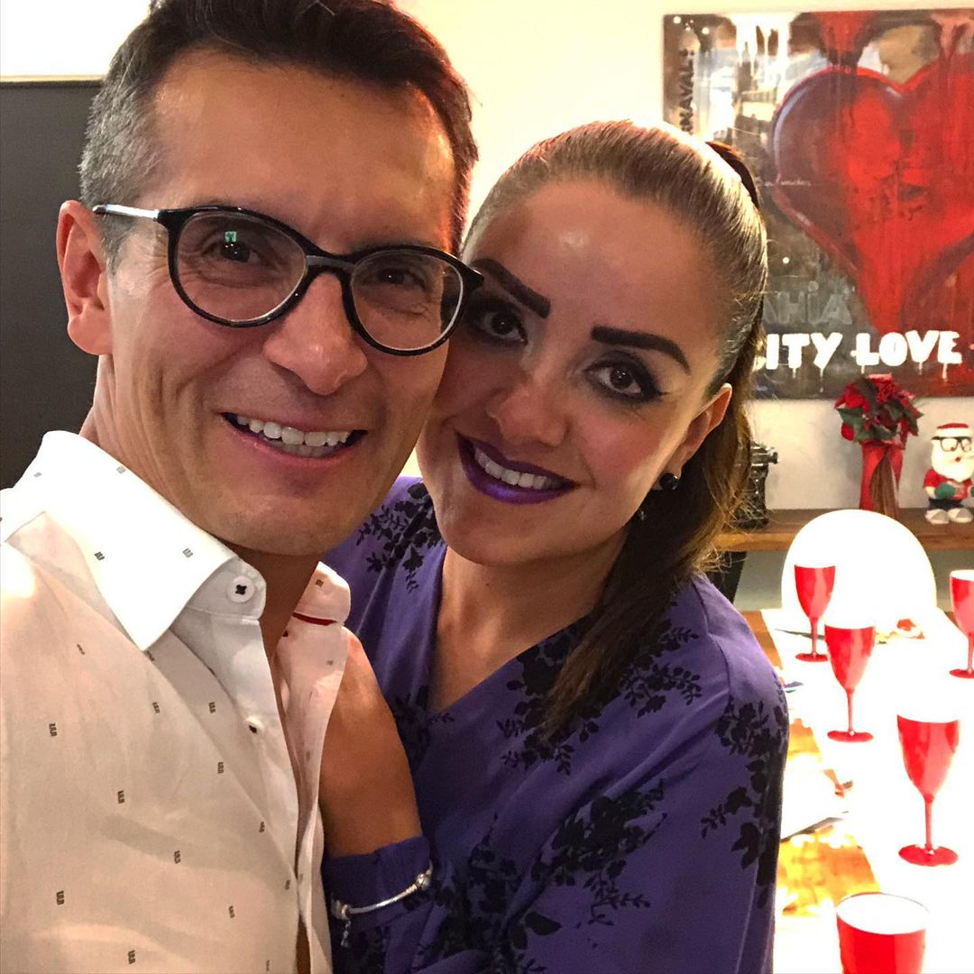 Sergio Sepúlveda y su esposa