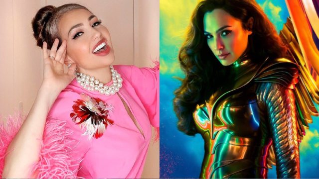 Thalía usa disfraz de la mujer maravilla