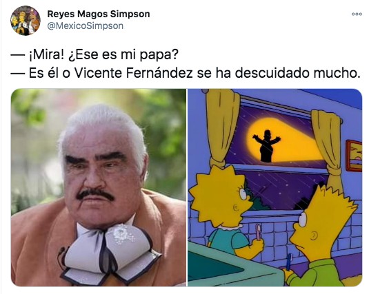 Foto vicente fernández como homero simpson