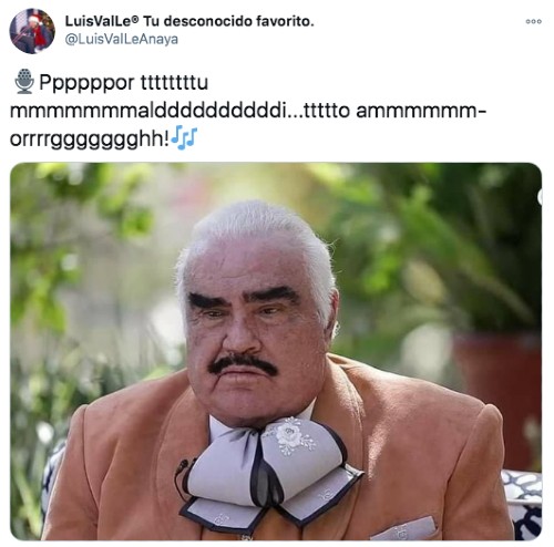 Vicente Fernández cantando por tu maldito amor