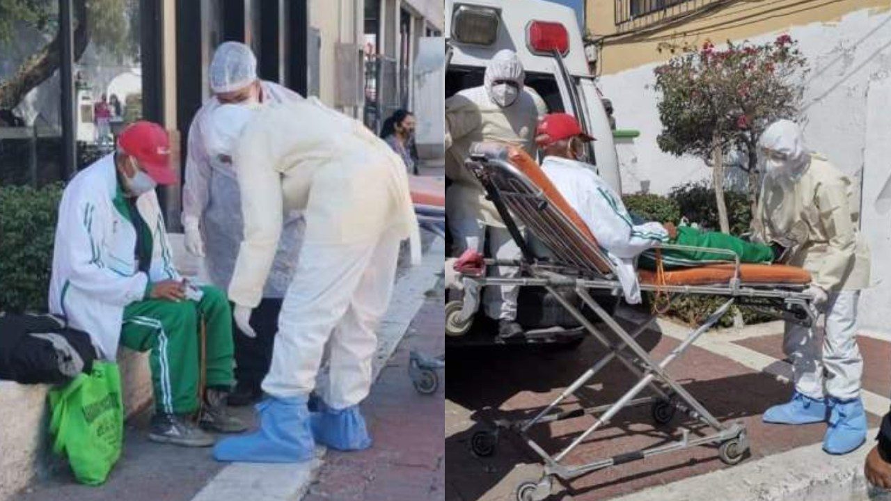 Abuelo es abandonado en las calles de Ecatepec por tener Covid