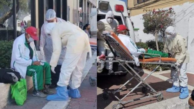 Abuelo es abandonado en las calles de Ecatepec por tener Covid