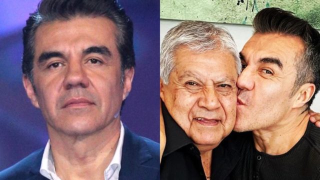 Adrián Uribe llora la muerte de su padre