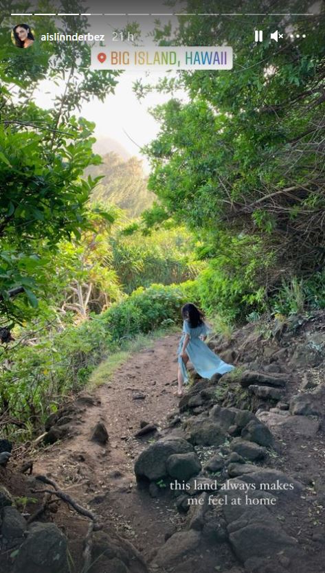 Con nuevo galán, Aislinn Derbez vacaciona en Hawái