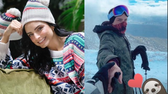 Aislinn Derbez y acompaÃ±ante