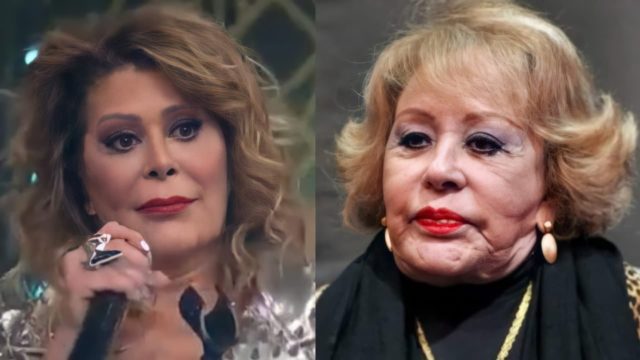 Alejandra Guzmán es criticada por su cara y la comparan con Silvia Pinal