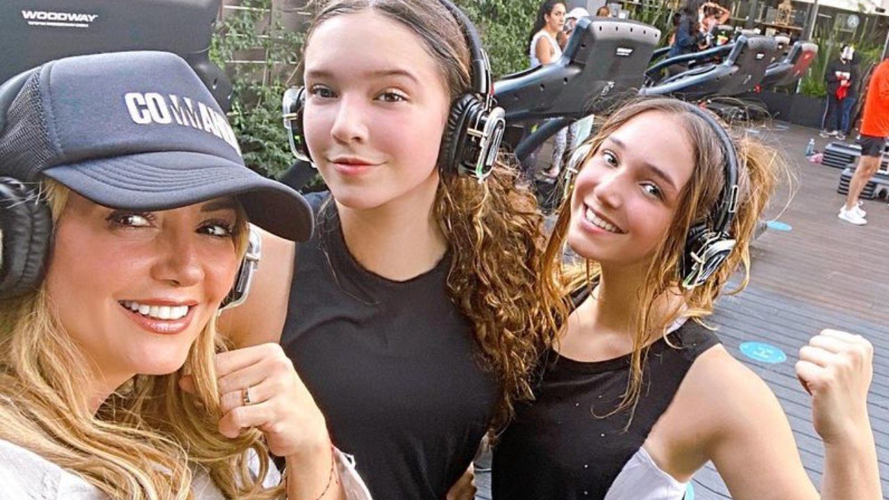 Andrea Legarreta, Mia Rubin y Nina Rubin