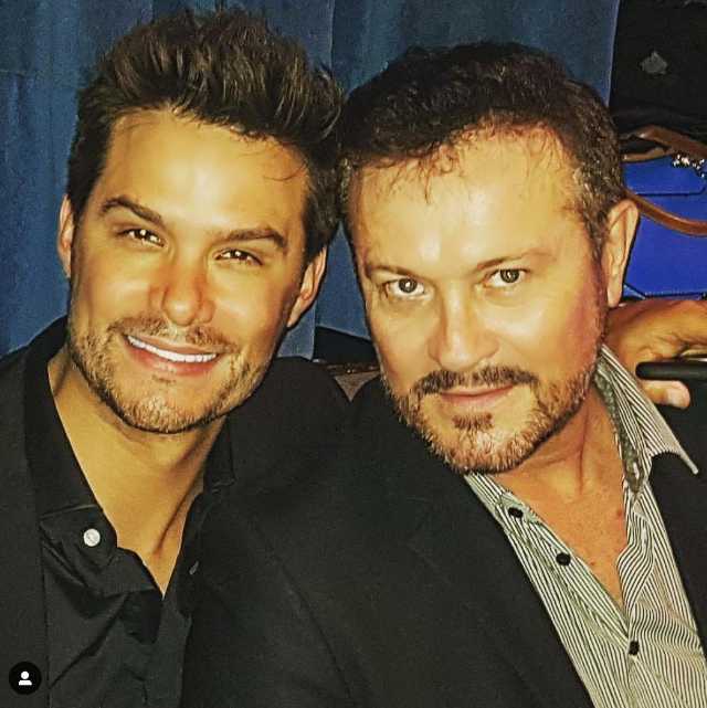 Arturo Peniche y su hijo Brandon
